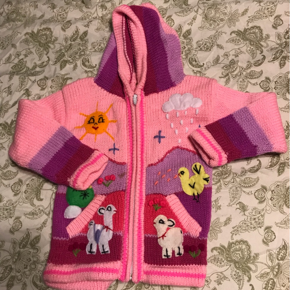 Children hoody made in Peru